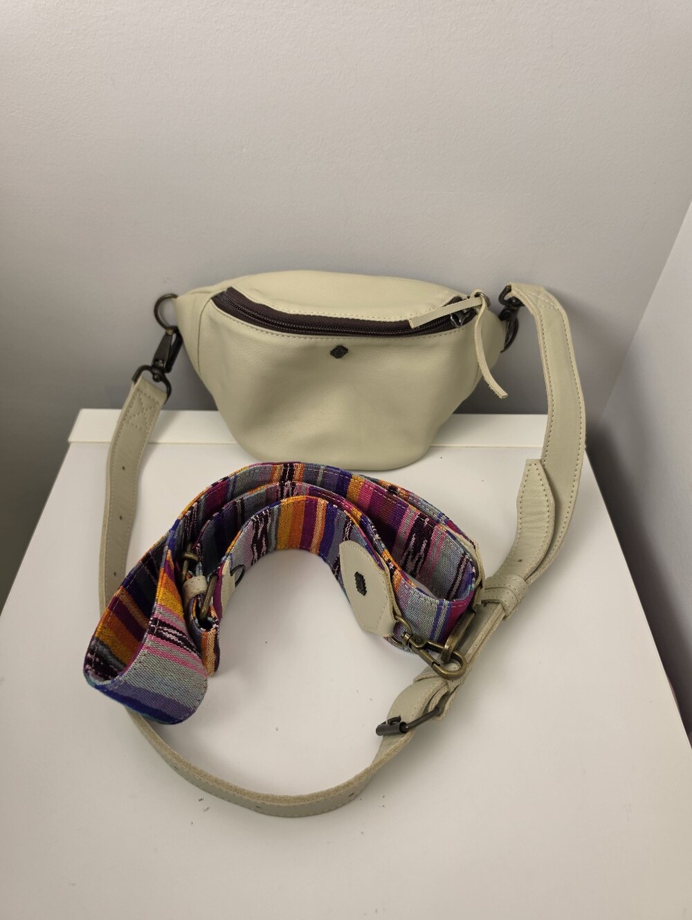 Nena & Co. x Tia Lee Leather Belt Bag / Fanny Pack Includes Two Straps